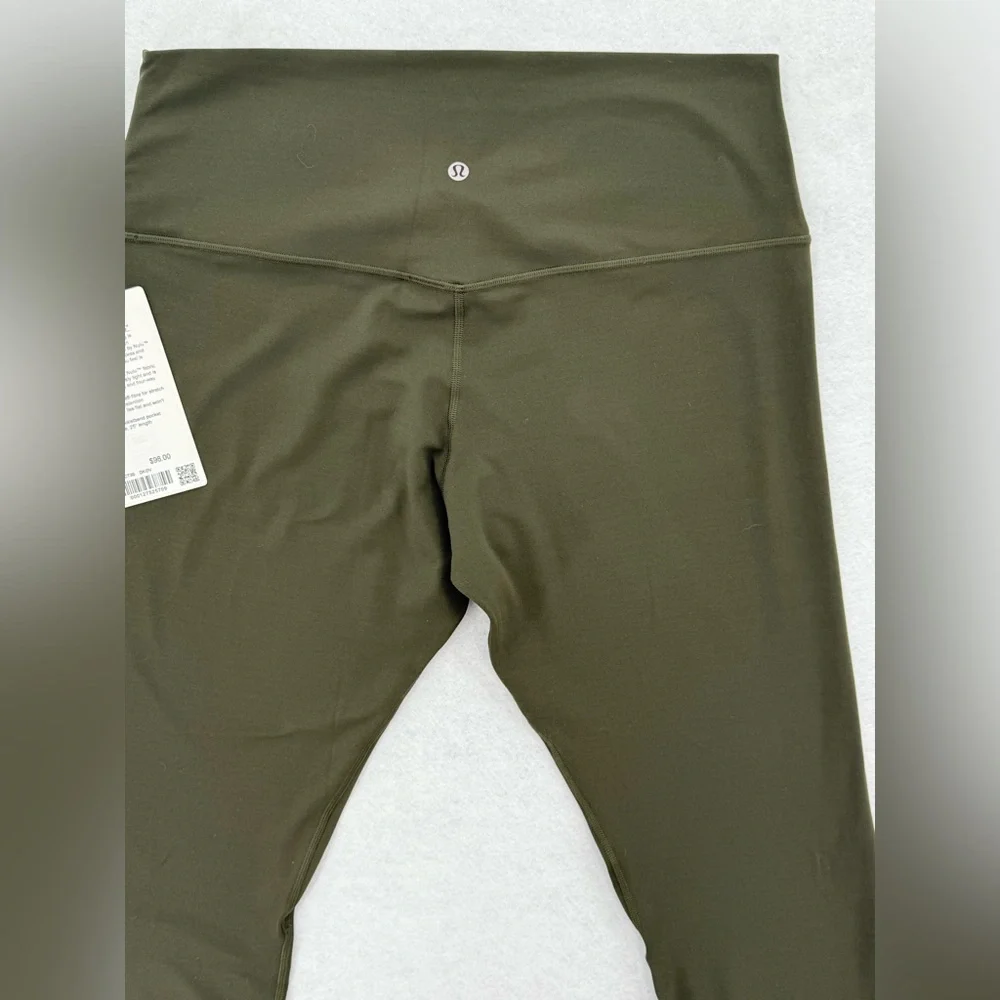 NWT Lululemon Align Pant II Dark‎ Olive Size 14